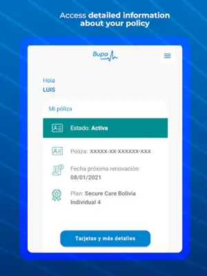 My Bupa Latin America android App screenshot 5